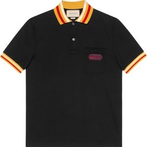 BLACK COTTON CASUAL POLO SHIRTS NEW WITH TAGS